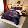 3 Piece Bedding Set Ronaldinho Barcelona 10 Trophies Collage Print Duvet Cover for Men Fan Gift