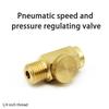 Accuracy Air Pressure Regulator Valves with Double Threaded Ports 1/4 Inch Threads Easy to Use for Engines & Motors