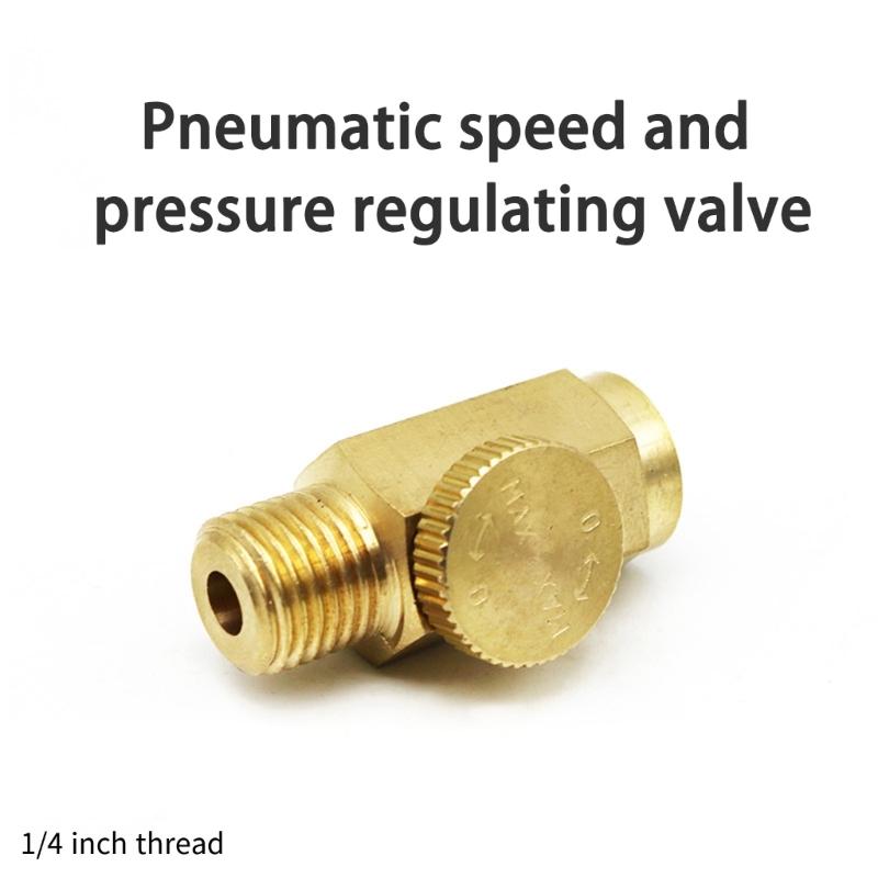 Accuracy Air Pressure Regulator Valves with Double Threaded Ports 1/4 Inch Threads Easy to Use for Engines & Motors