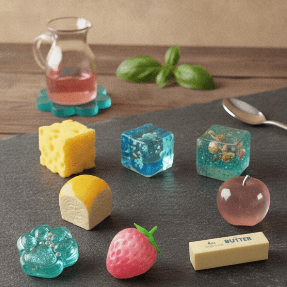 Slow Rising Bread Sensory Fidget Toy Random Color Cheese Fidget Toy Pinching Fun