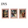 Holiday Decor Magnets 3Pcs LED Glowing Christmas Fridge Magnet, Wooden Frame Refrigerator Magnetic Decoration for Kitchen Cabinets Whiteboards Lockers
