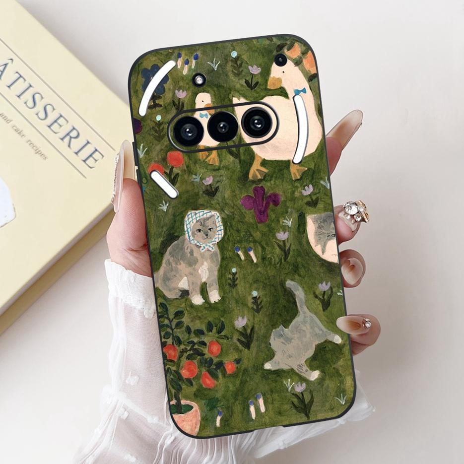 For Nothing Phone 3A A059 Case Cute Cartoon Cover Shockproof Phone Case For Nothing Phone 3A Pro A059P Phone3A Soft Fundas Coque