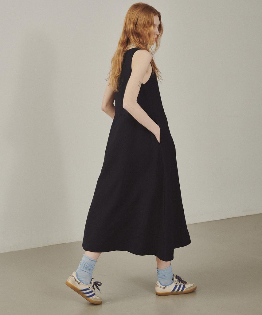 Melly And Rose Flare Long Dress (315300)_Navy