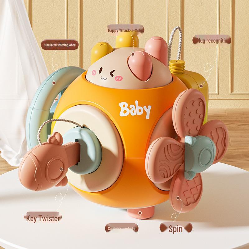 

Глобальный Монтессори Развивающий Куб Гексаэдр для Младенцев - Раннее Обучение, Хват и Успокаивающая Игрушка