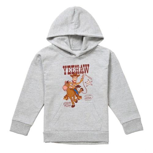 Toy Story Childrens/Kids Yeehaw Woody and Bullseye Heather Pullover Hoodie