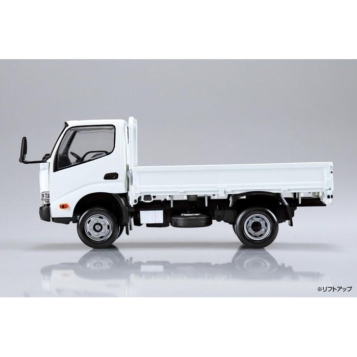 Aoshima Snap Kit No.23-WE Hino Dutro Flatbed Truck (White) 1/32 Scale Plastic Model