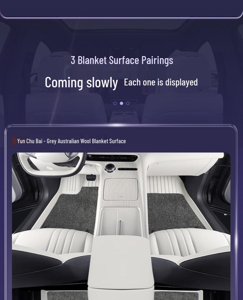Geely Galaxy E5 TPE Floor & Trunk Mats Interior Accessories