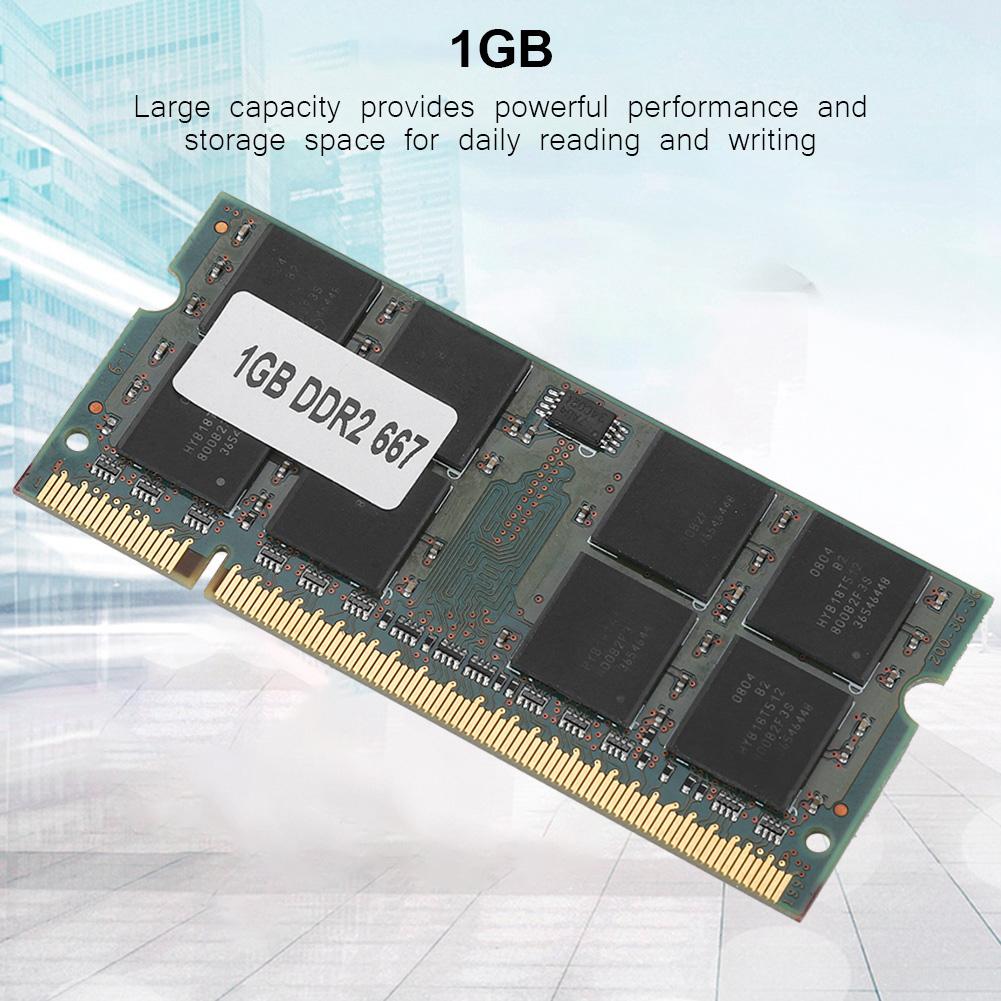 DDR2 1G 667MHZ for PC2 5300 Bærbar PC Fullt Kompatibelt Minne for Intel AMD 200Pin