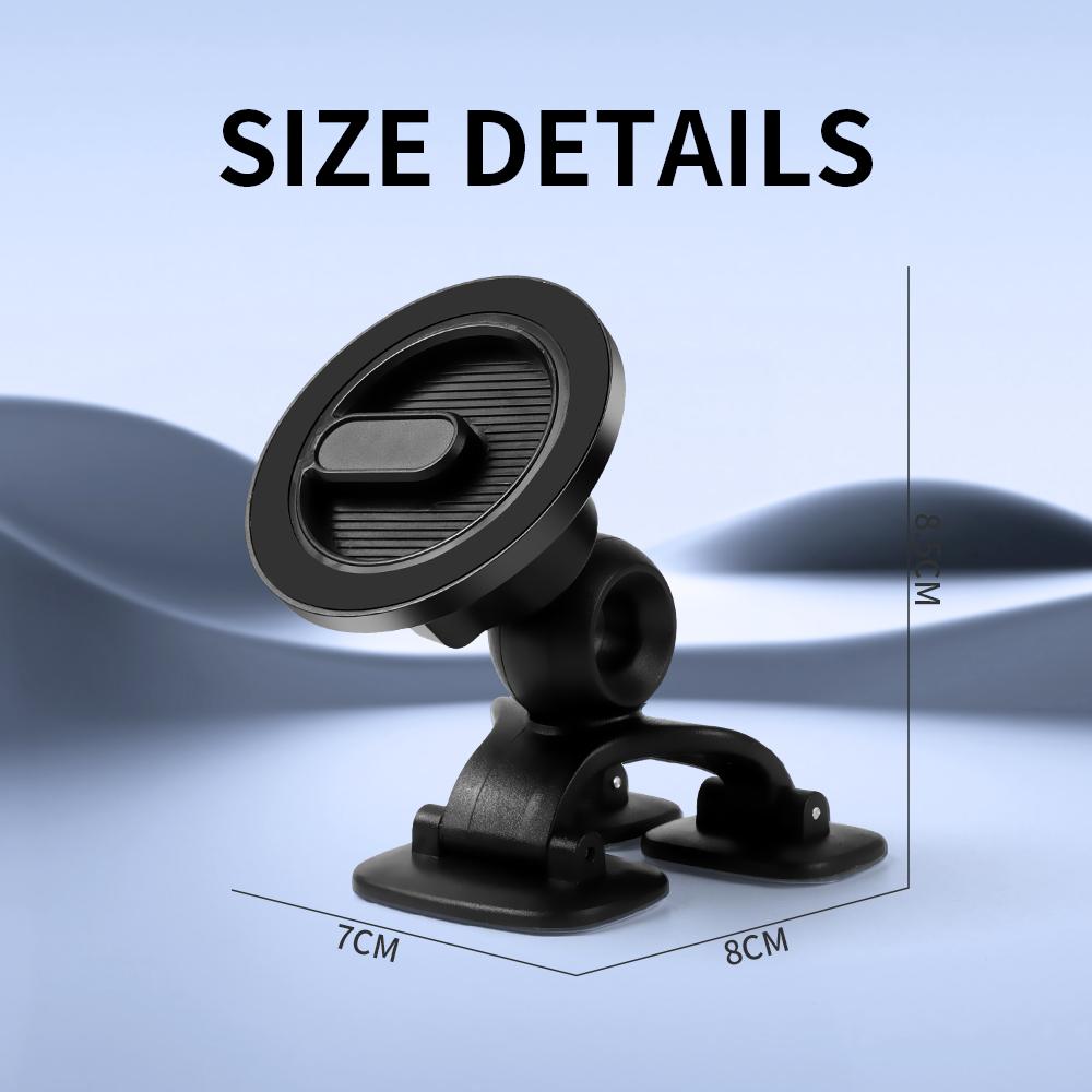 

Car Magnetic Cell Phone Holder Suitable For Arc Three Paws Stick-On Universal Cell Phone Holder 360°Rotation Gps Dashboard