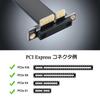 SinLoon PCIe 4.0 x1 Right-Angle Riser Cable / PCI-E 1x Male-to-Female Extension Cable (5 cm)
