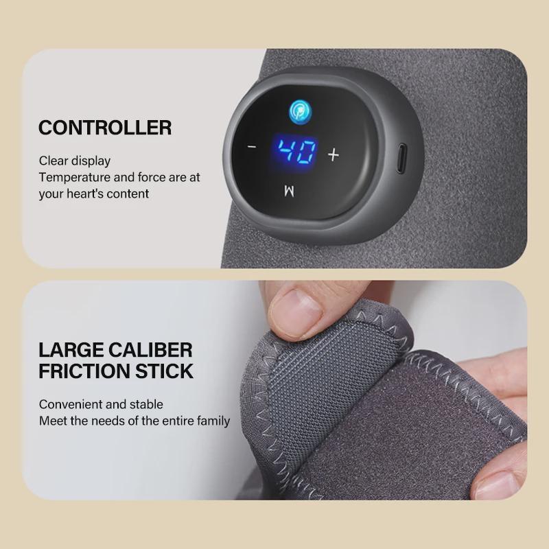 Phenitech Heiz-Knie-Massagegerät, Knie-Schulter-Ellbogen 3-in-1 Heiz-Vibrations-Massagegerät