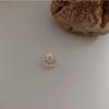 Minimalist Style Gift Pearl Love Heart Small Crab Clip Hair Accessories Bow Hair Claw Women Hairpin