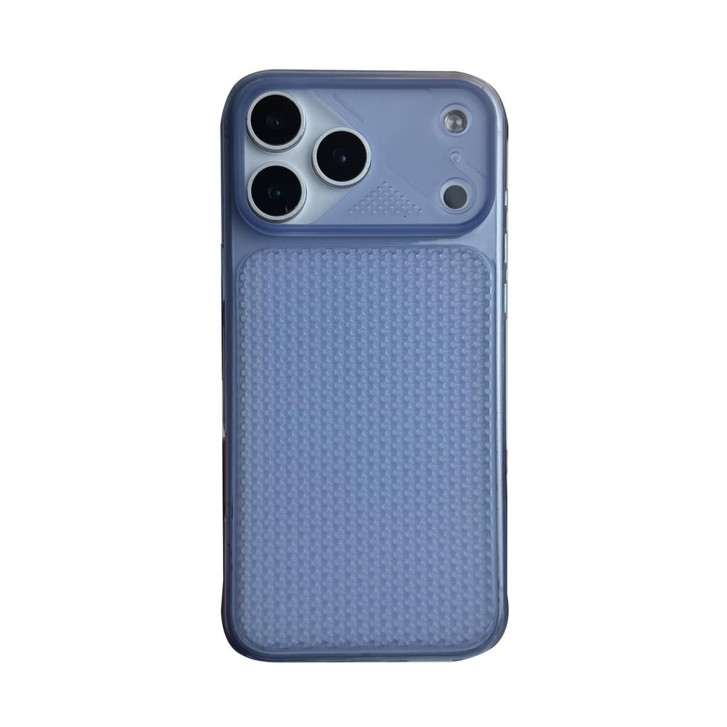 Translucent Cooling Phone Case For Iphone 11 12 13 14 15 16 17 18 Pro Max Heat Dissipation TPU Soft Phone Cover Light Thin Shell