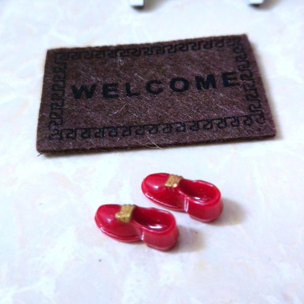 Dekorative Tür Hof Puppenhaus Modell Miniatur Gnom Set Zubehör Weihnachtsbaum Holzleiter Dekorationen Ornament