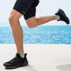 New Anta A Shock Cushioned Slip Resistant Low Top Casual Running Shoes Men's Basic Black 112435548-5