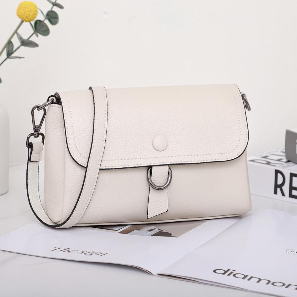 Women's Genuine Leather Crossbody Bag 2025 - Stylish Top Layer Cowhide Underarm Bag for Fashionable, Versatile Commuting.
