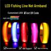 Rechargeable LED Reflective Armband for Night Fishing, Running, Cycling, and Sports