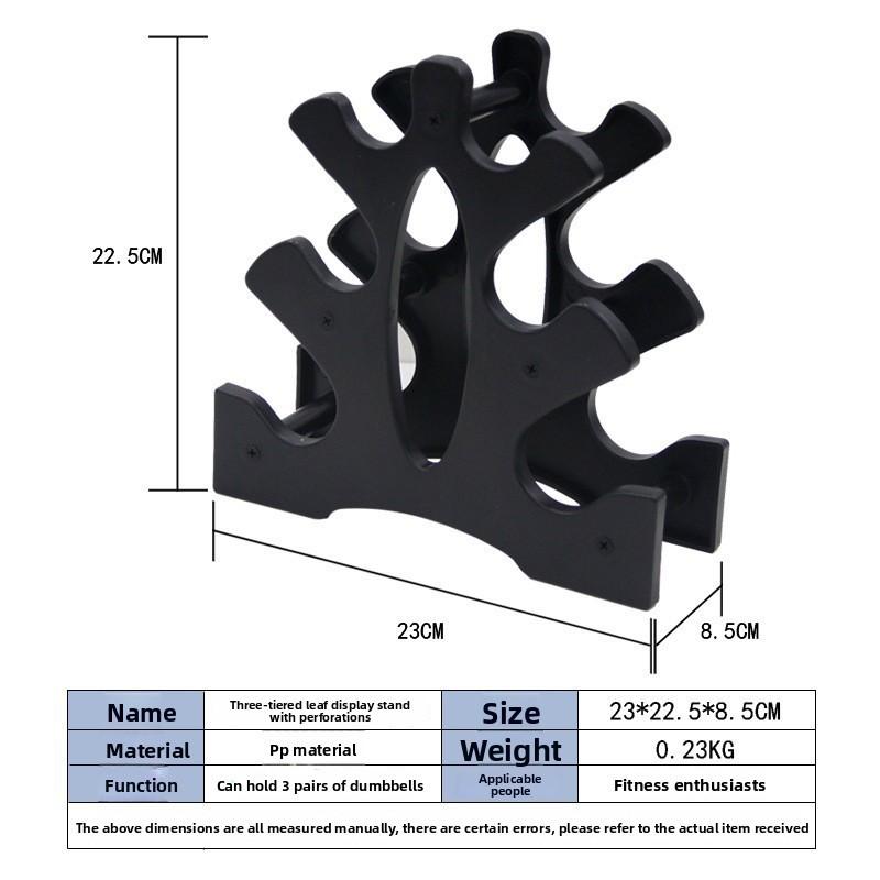 Home Gym Dumbbell Rack With Removable Three Layer Design For Muscle Relaxation And Strength Training