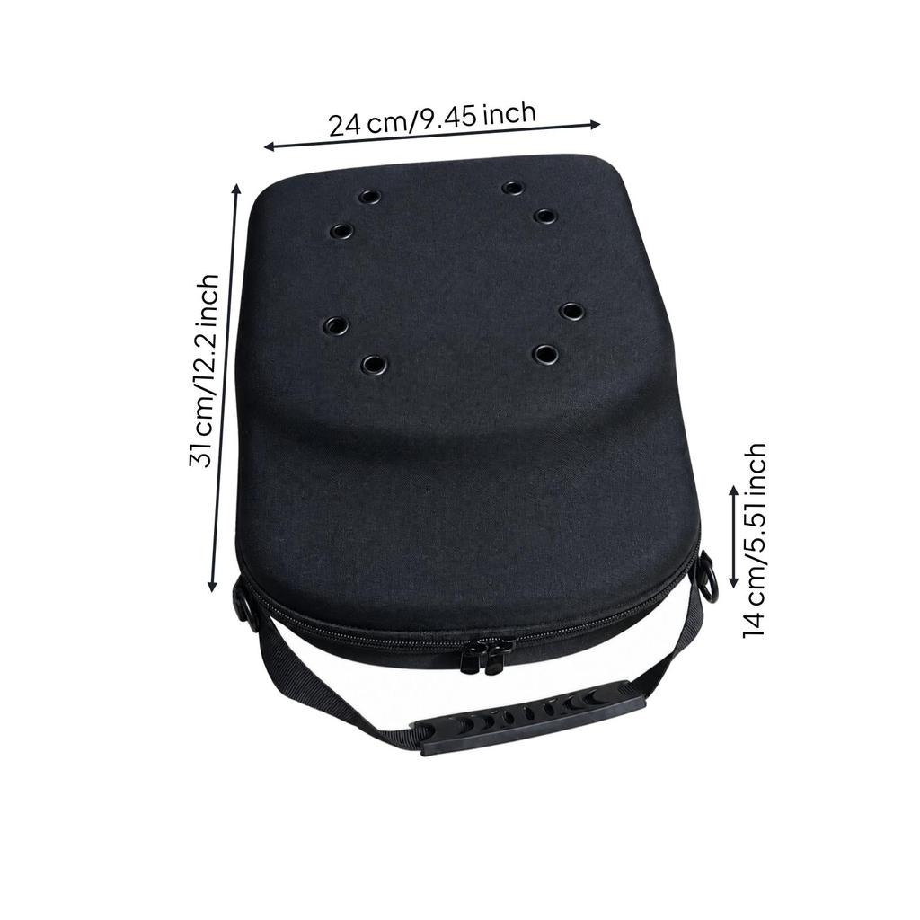 EVA Hat Storage Case Safeguarding with Carrying Handle Structured for Commuters,