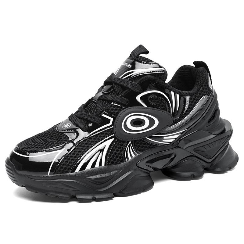 Dad shoes men's 2024 summer new heightening casual sports shoes breathable thick-soled cushioning running shoes