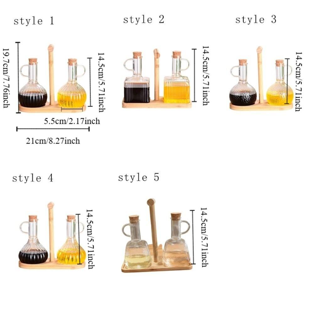 Sealed Storage Liquid Seasoning Bottle Transparent Bottle Condiment Dispenser  Household Use