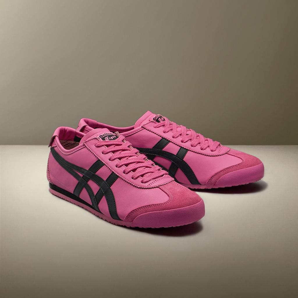 ONITSUKA TIGER Mexico 66 Dragon Fruit Black Unisex Sneakers Pink 1183C102-701