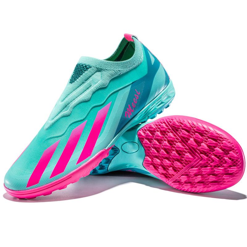 Male And Female Teenagers Ag Long Nails Professional Lawn Training Spikes Futsal Football Shoes