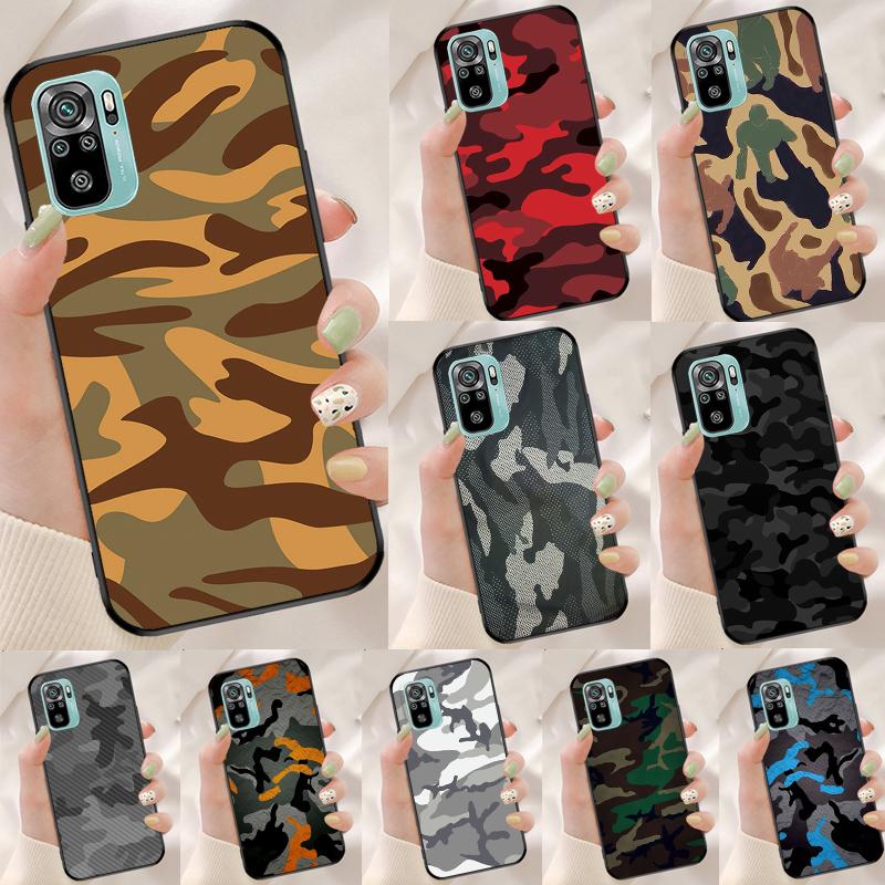 Camouflage Pattern Cover For Xiaomi Redmi Note 13 Pro 14 12 11 9 10 9S 10S 11S 12S Redmi 10C 12C 13C 14C Case