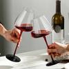 Large Capacity Red Wine Glasses High Wine Glass Set Home High Value Crystal Glass Burgundy Wine Glass High Bar Barware