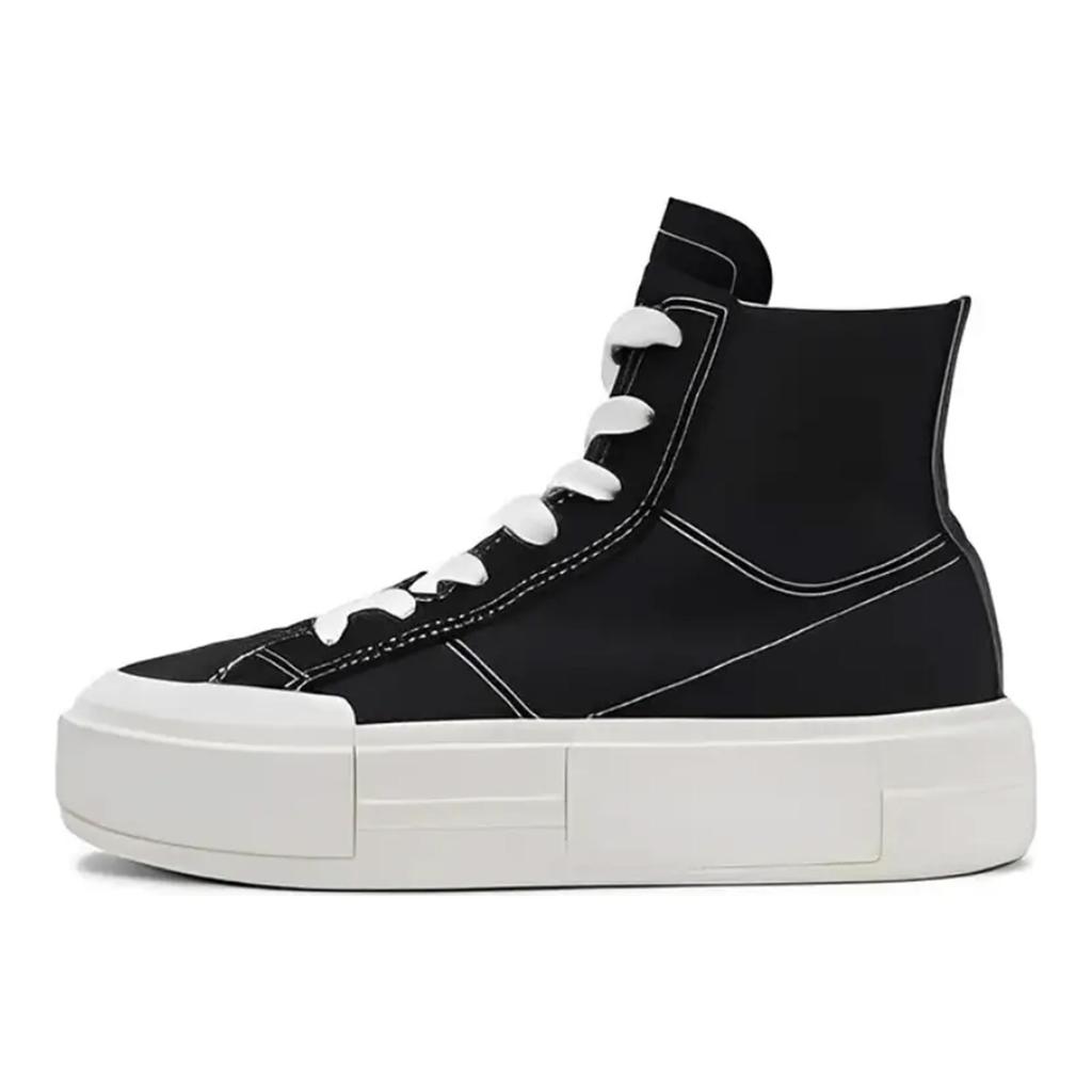 Converse All Star ADCDAVINCI Custom, White Bandage Slip Resistant And Breathable High Top Canvas Shoes Unisex Black A04689C(TeamM-)