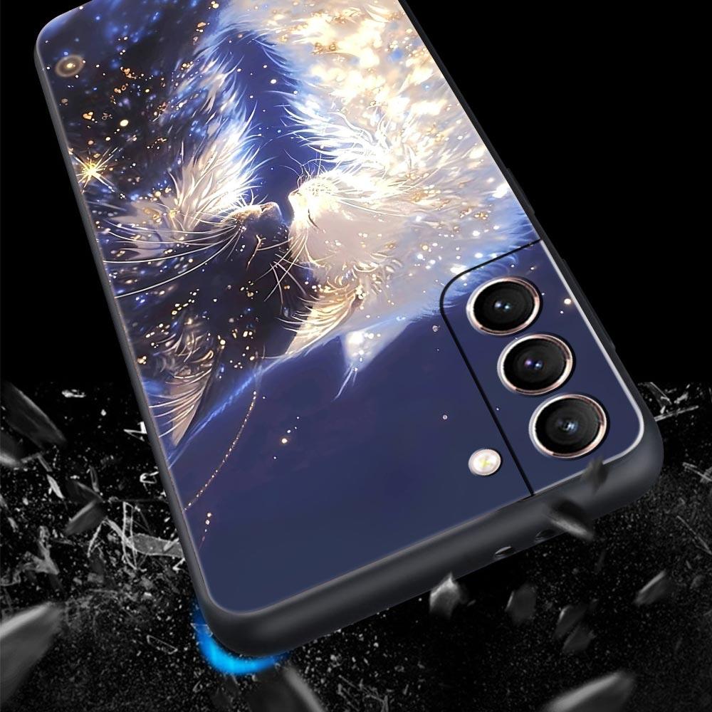 Cartoon Art Phone Case Cover for Samsung Galaxy S26 S25 S24 S23 S22 S20 S21 FE Ultra S25 Edge Plus 5G Soft TPU Shell Fundas Bags