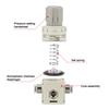 Vacuum Pressure Valve SMC Type Pneumatic Vacuum Pressure Regulator With Bracket For 8mm OD Pipes