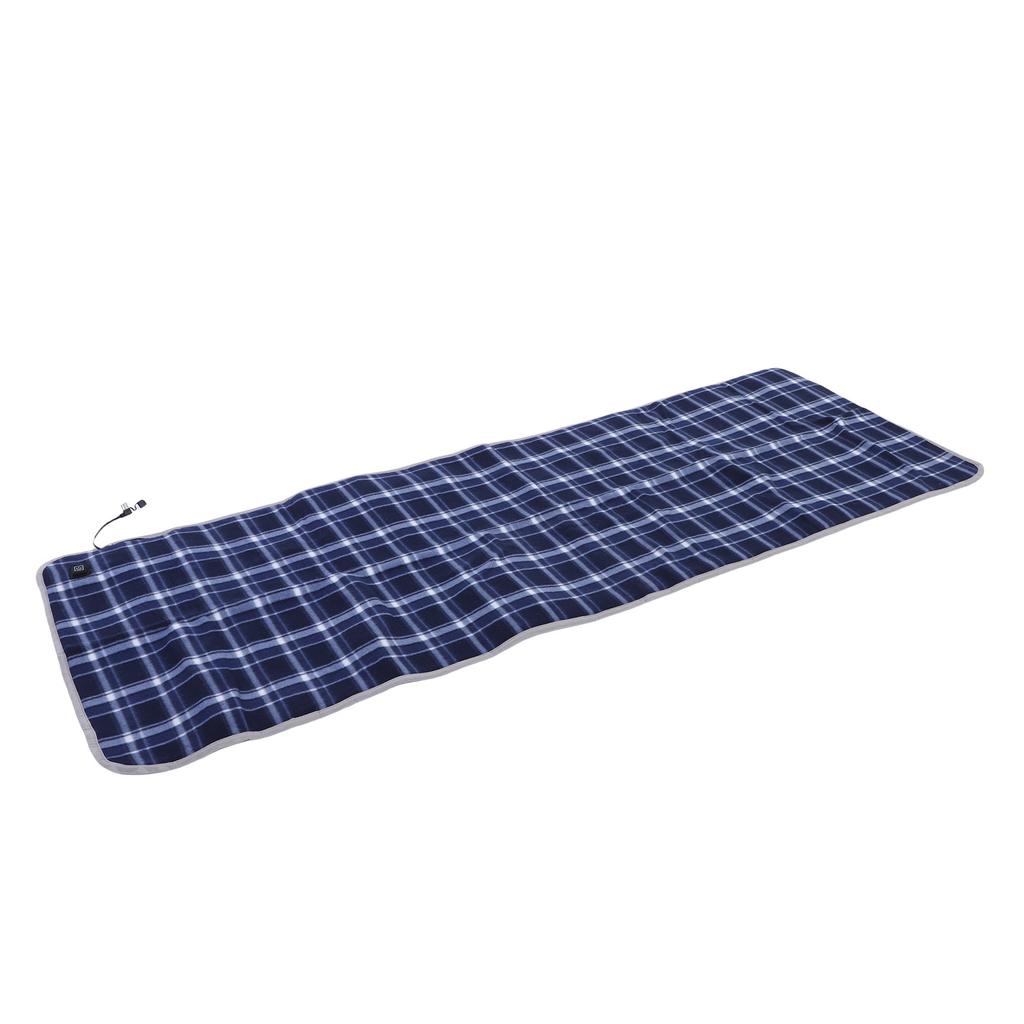 USB Heated Sleeping Bag Pad 5 Heating Zones 3 Temperature Levels Heated Sleeping Bag Liner for Cold Weather Camping