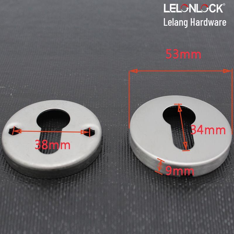 European Standard Stainless Steel 304 Lock Cylinder Keyhole Cover, Decorative Split Hardware Accessories.