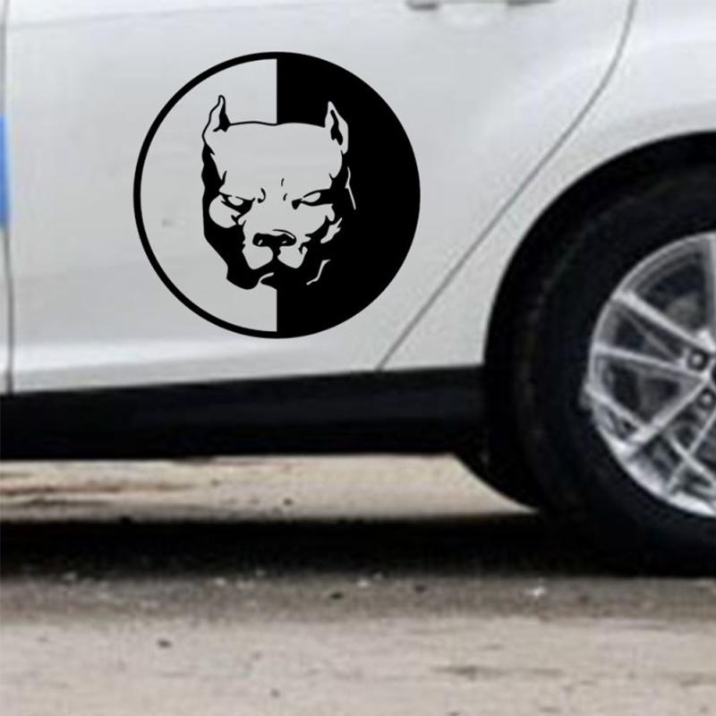 Funny Dog Bulldog Unique Reflective Car Stickers Decals