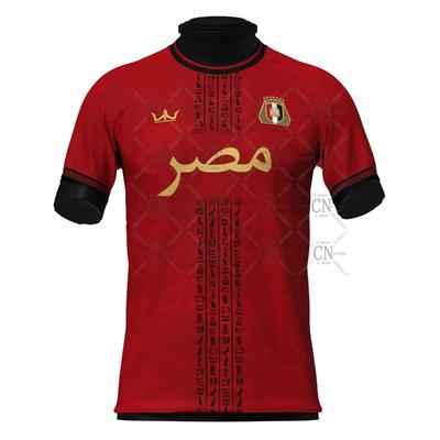 New Egypt Limited Edition Football Jersey Sportswear Short Sleeve T-shirtFitness Tee Adult& Kid's Graphic T-shirts