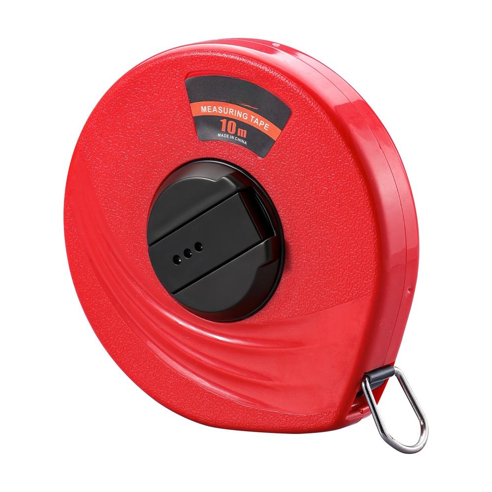 Long-lasting Fiberglass Measuring Tape 10m 20m 30m 50m Red Green Double Scale Waterproof & Rustproof For Extended Use