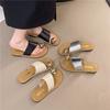 Fashion Rubber Flip Flops Slippers Soft Shoes Luxury Slides Low Slipers Women Hawaiian Comfort Designer Flat Summer 2025 Fashion Casual