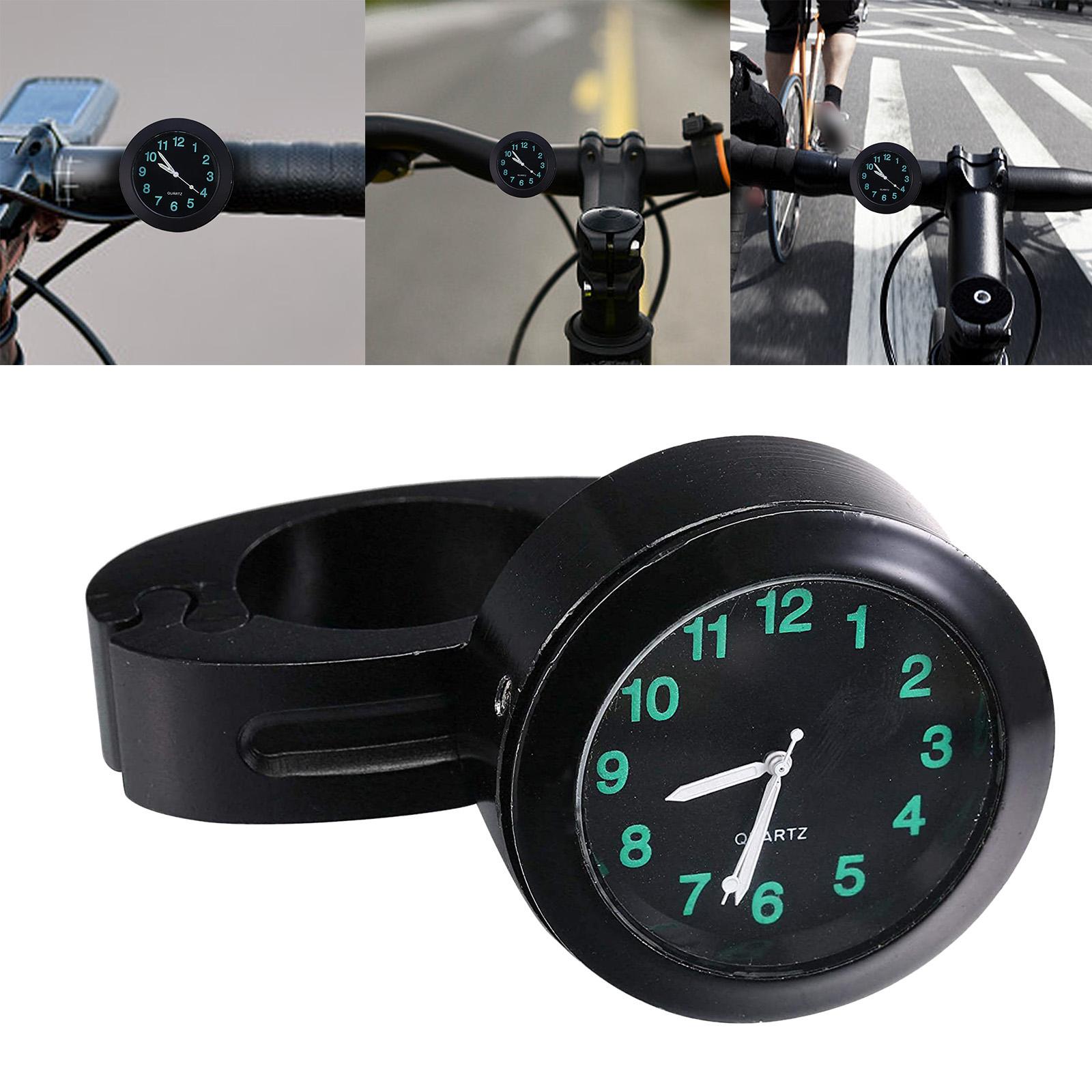 

Motorbike Clock Waterproof Motorcycle Clock Motorbike Handlebar Watch Dial чорний