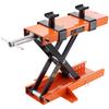 Motorcycle Lift Scissor Jack Stand 499.5 Kg with Saddle ATV Lift Dirt Bike