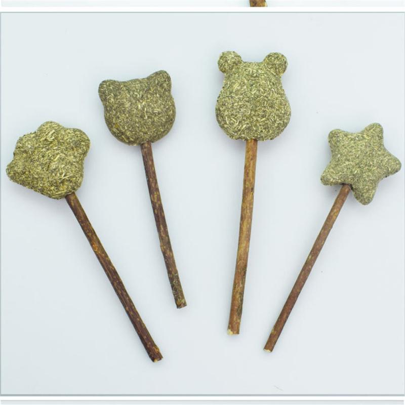 Mint  Leaf Catnip Snacks Natural Cat Lollipops Five-pointed Star Cat Toy