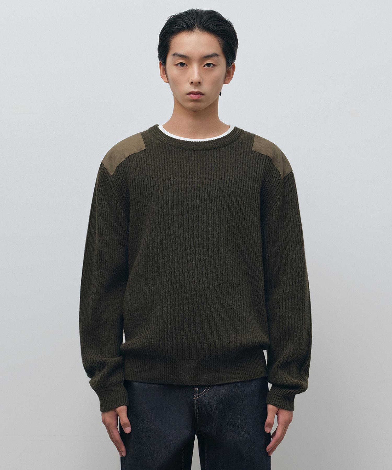 Musinsa Standard Ribbed Commando Knit [Khaki] Khaki/L
