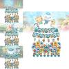 Colorful Octonauts Birthday Party Decoration Set With Spiraling Banners And Balloons