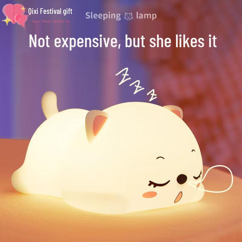 Baa Baa Sheep Night Light - Sleep Companion & Eye-Friendly Dimmable LED Silicone Lamp for Kids' Rooms
