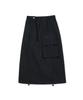 The Saturday Evening Post Parachute Skirt_Black