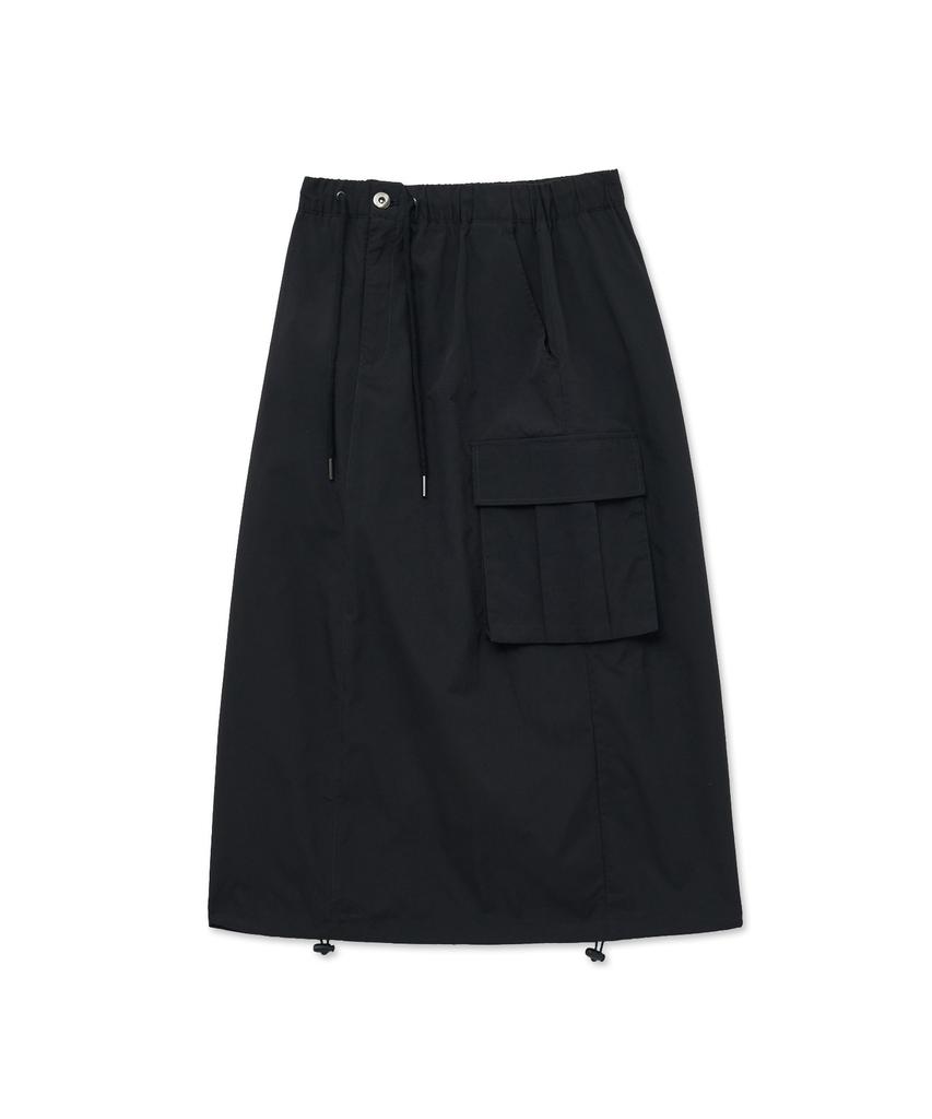 The Saturday Evening Post Parachute Skirt_Black