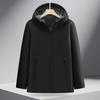 Lightweight Anti-static Hooded Windbreaker: Outdoor Windproof Waterproof Jacket with Optional Embroidered Logo for Uniforms