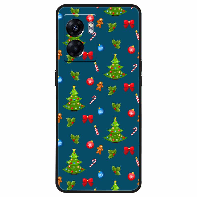 

For OPPO Realme C33 Case C30s Christmas Silicone Soft TPU Cover Cases for Realme 9 Pro Plus Coque Realme8 5G New Year Gift Funda Realme C33