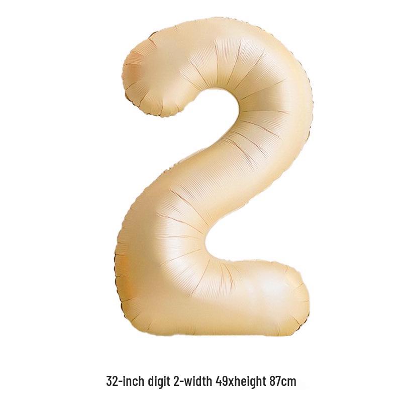 32-Inch White Number '40' Birthday Balloon, Aluminum Foil Party Decoration Prop