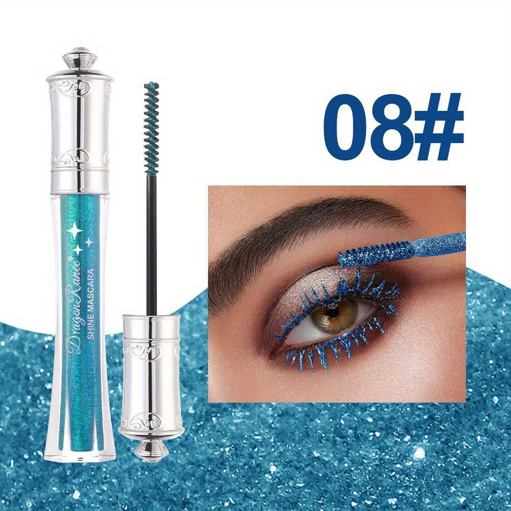 Glitter Flash Mascara Shimmering Diamond Sparkle Mascara,Waterproof,Smudge-Proof, Long Lasting Volumizing Eye Makeup